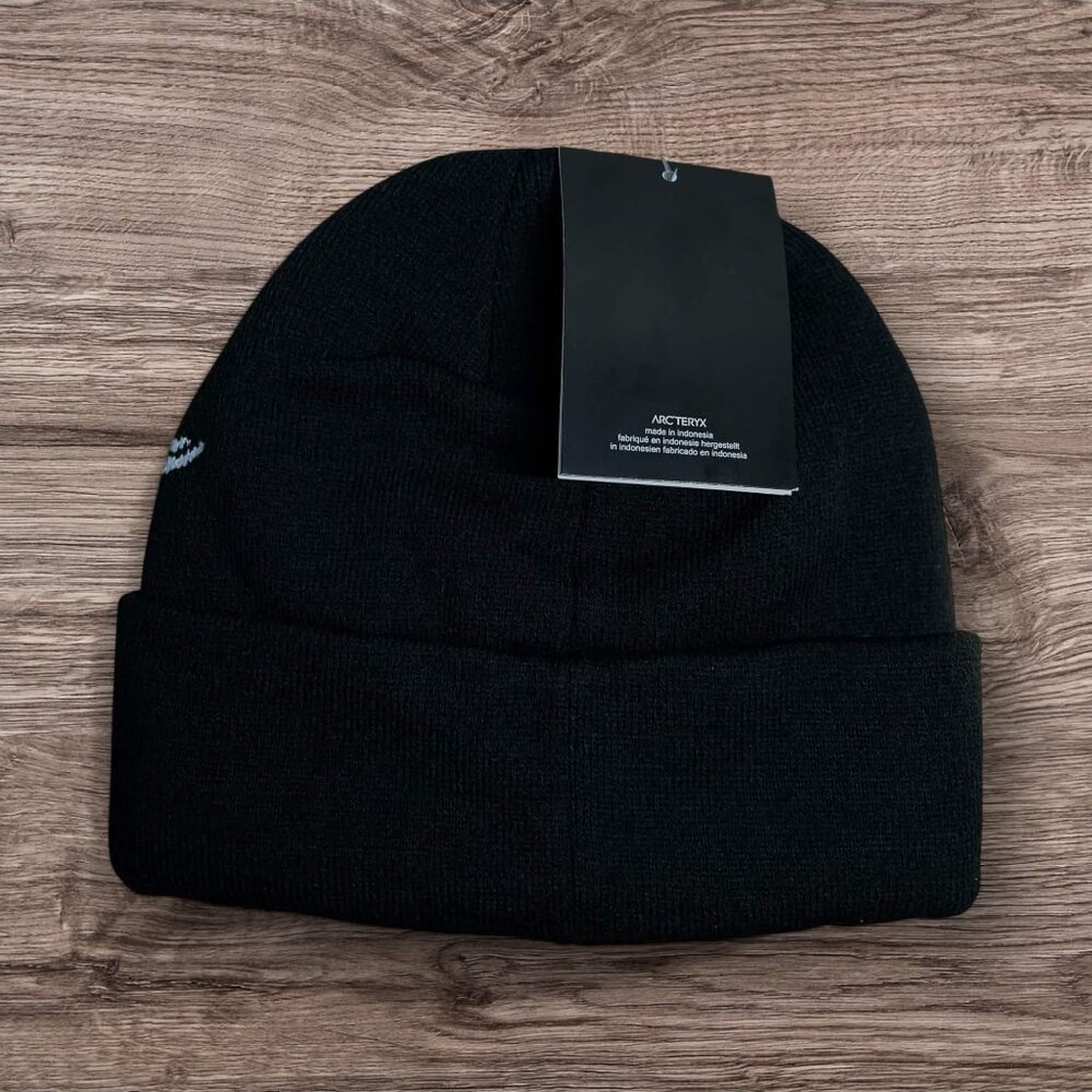 Arc'teryx Fernie Toque Beanie Black/White - Picture 2 of 3